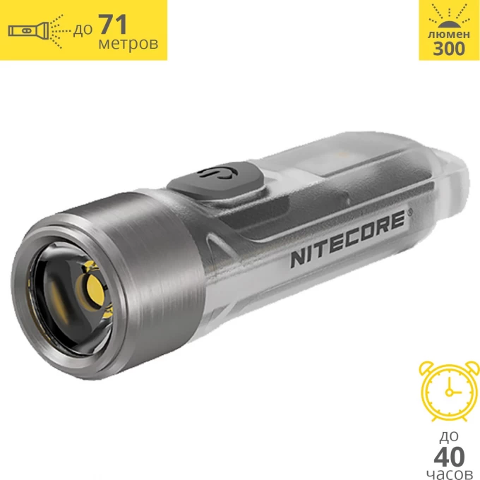 Наключный фонарь NITECORE TIKI GREY PRIMARY OSRAM P8 19116 Наключный фонарь NITECORE TIKI GREY PRIMARY OSRAM P8 19116